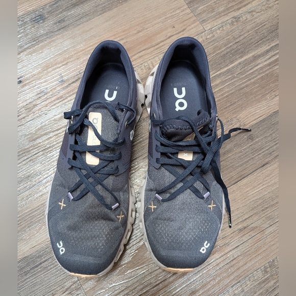 On Cloud X3 Women's Athletic Shoes in Blue and Purple - Picture 6 of 6